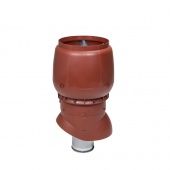 VILPE 160/ИЗ/500 XL Выход вытяжки вентиляционный с колпаком, h=500 мм, Красный