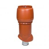 VILPE 160/ИЗ/700 XL Выход вытяжки вентиляционный с колпаком, h=700 мм, Кирпичный