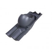 VILPE XL-TIILI Проходной элемент для натуральной черепицы, d=160-250 мм, Серый