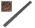 GERARD Планка карнизная 2000х185 мм, Chestnut GERARD Планка карнизная 2000х185 мм, Chestnut