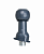 Вентиляционная система GERVENT Static Ø 125/160 мм, кровли Monterrey, графит