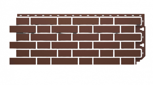 DOCKE-R Панель фасадная, Flemish, 1095х420 мм, (S полезн. 0,46 кв.м), Коричневый
