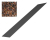 GERARD Лист плоский 2000х490 мм, Chestnut GERARD Лист плоский 2000х490 мм, Chestnut
