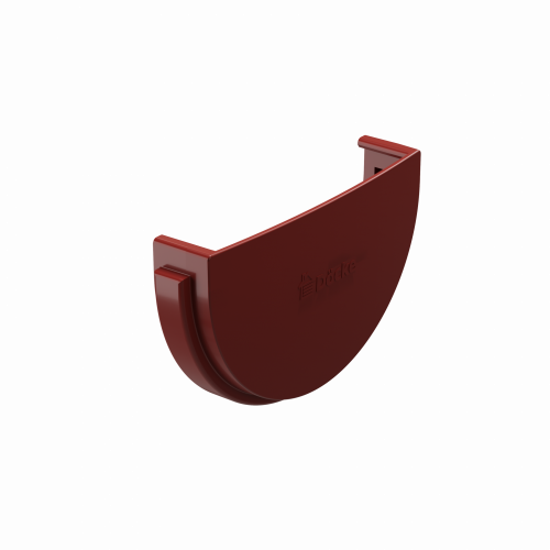 DOCKE STANDARD Заглушка желоба универсальная, 120/80, Красный