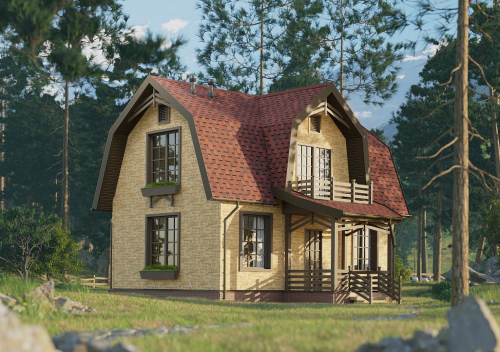 Ламинированная черепица Docke Dragon Standard, Красный