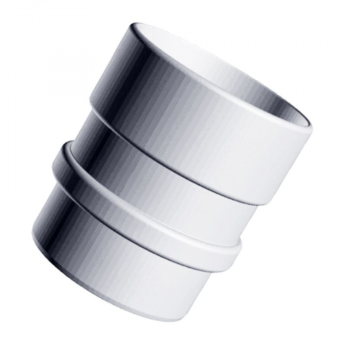 DOCKE LUX Муфта соединительная, 140/100, Пломбир