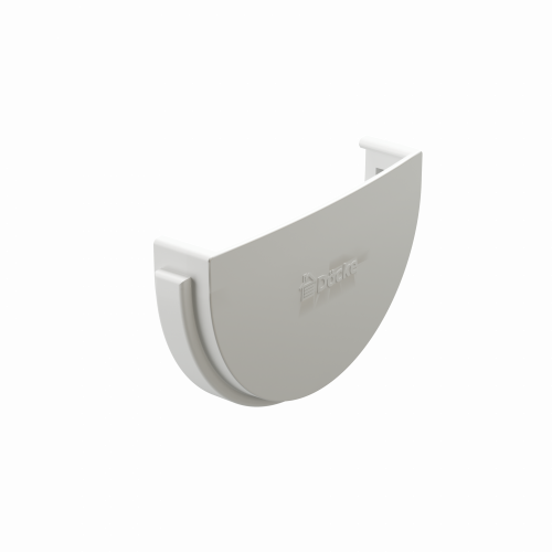 DOCKE STANDARD Заглушка желоба универсальная, 120/80, Белый