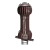 Вентиляционная система GERVENT Twister Ø 125/160 мм, кровли PROF-20, коричневый