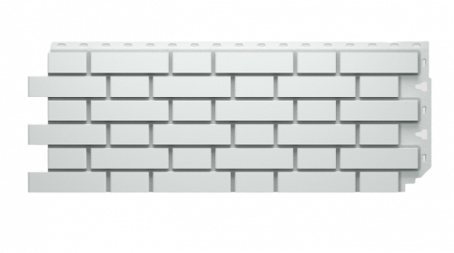 DOCKE-R Панель фасадная, Flemish, 1095х420 мм, (S полезн. 0,46 кв.м), Белый