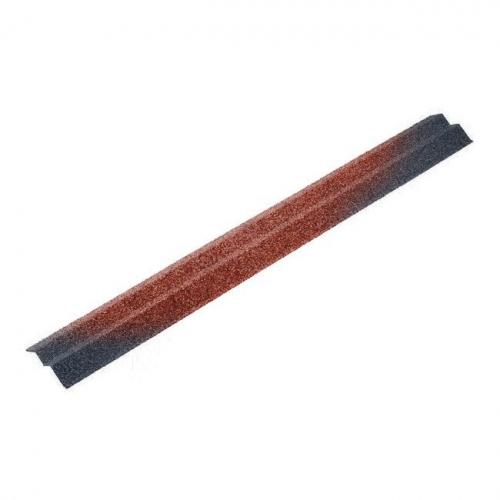 METROTILE Планка карнизная 1355х185 мм, Красно-черный