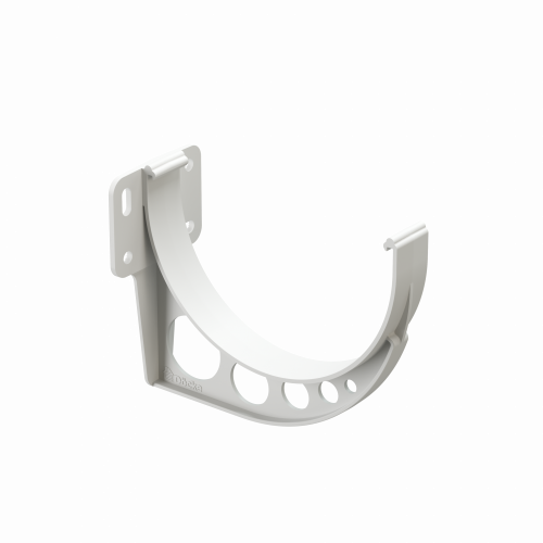 DOCKE STANDARD Кронштейн желоба ПВХ, 120/80, Белый