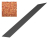 GERARD Лист плоский 2000х490 мм, Rosso GERARD Лист плоский 2000х490 мм, Rosso