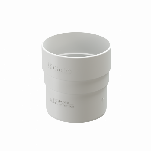 DOCKE STANDARD Муфта соединительная, 120/80, Белый