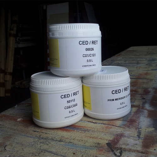 CEDRAL Paint Краска для боковых запилов, Бурая земля (0,5 л.)